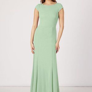 NWT Azazie Meara Dusty Sage Dress